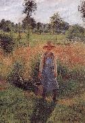 Camille Pissarro gardener oil